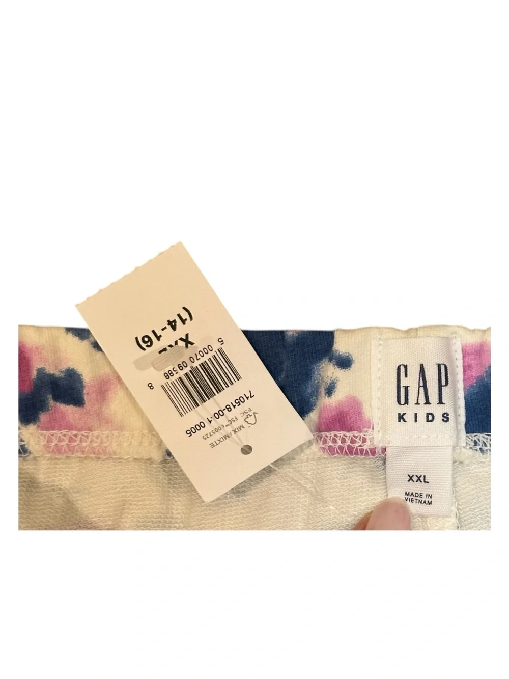 Gap Kids Girls Tie Dye Leggings Lavender Blue Size XXL (14-16) NWT